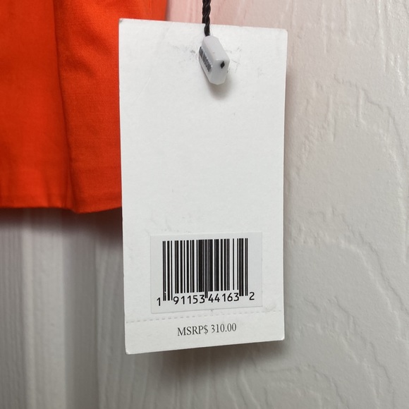 Jason Wu Women’s Crop Top Shorts Orange Two Piece Set Sz Small NWT $310 - Picture 7 of 12